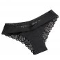 Hot Women Invisible Underwear Briefs Thong Ice Silk Seamless Crotch BK XXL