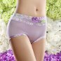 Women Middle Waist Briefs Floral Print Female Comfortable Underwear BG