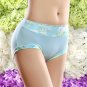 Women Middle Waist Briefs Floral Print Female Comfortable Underwear BG