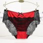 Women lace Panties Seamless Cotton Panty Hollow briefs Underwear Beige