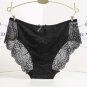 Women lace Panties Seamless Cotton Panty Hollow briefs Underwear Beige
