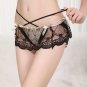 Women Bow G-String Intimates Briefs Openwork Lace Mesh Underwear BG