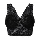 Sexy Women\'s Lace Breathable Bras Ultrathin Seamless Wireless Underwear Full Cup Sleeping Comfy Ves