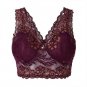 Sexy Women\'s Lace Breathable Bras Ultrathin Seamless Wireless Underwear Full Cup Sleeping Comfy Ves