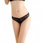 Women\'s Sexy Lace V-String Briefs Panties Thongs G-String Lingerie Underwear BK