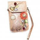 leather bags women Mobile Phone Bag Clutch Purse crystal Female crossbody bags for women bao bao #LR