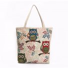 bags Women Owl Printed Canvas Tote Casual Beach Bags Women Shopping Bag Handbags