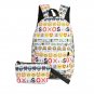 Backpack with a samll bag Women Leisure Emoji Backpacks Printing Bags for Teenage Girls