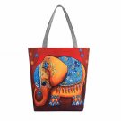 Bags Elephant Printing Canvas Tote Casual Beach Bags bolso elefante Women\'s Messenger Bags feminina