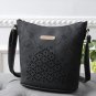 leather woman bag cross body  Messenger Bag small high quality Satchel Hollow Out Shoulder Bag #5M