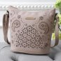 leather woman bag cross body  Messenger Bag small high quality Satchel Hollow Out Shoulder Bag #5M
