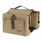 Dog Bag Carrier Backpack Harness Canvas Saddle Bag With Adjustable Strap For Outdoor Travel Training