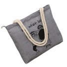 Women Canvas Handbag Printed Shoulder Handbag Female Large Capacity Ladies Beach Bag Women Canvas To