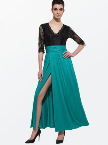 Lace Party Floor Length Women\'s Maxi Dress