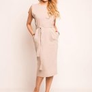 Asymmetric Hollow Lace Up Women\'s Sheath Dress