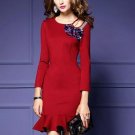 Fishtail Appliques Women\'s Bodycon Dress