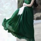 Spaghetti Strap Falbala Women\'s Maxi Dress