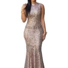 Sequins Open Back Women\'s Maxi Dress