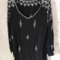 Spring Boho Dress Embroidery Women\'s Dress Long Sleeve Loose Bohemian Dress Loose Waist Thin Dress 