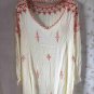 Spring Boho Dress Embroidery Women\'s Dress Long Sleeve Loose Bohemian Dress Loose Waist Thin Dress 