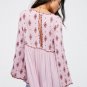 Boho Dress Women 2017 Autumn Long Sleeve Dress Female Flower Embroidery Mini Dress Holiday Loose Dre