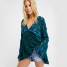Boho Dress Autumn Long Sleeve Mini Dress Women 2017 V Neck Sexy Embroidery Dresses Female Bohemia Co