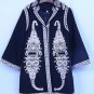 High Quality Winter Women Coats Warm Long Sleeve Luxury Embroidery Wool Outerwear