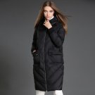 Winter Jacket Women Long Warm Coats Parka Thickening Hooded White Duck Down Coat Big Pocket White Re