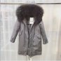 Nature Fur Duck Down Jacket Parkas Mujer Invierno 2017 New Long Sleeve Hooded Winter Coat Women QYR0