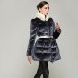 Autumn Winter Women Down Parkas Coats Rabbit Fur Collar 80% Duck Down Fashion Outerwear Overcoat 3XL