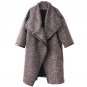 Autumn Winter New Patern 2017 Fashion Solid Color Turn-down Collar Long Sleeve Thick Loose Keep Warm