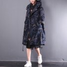 Hot Sale Casual Style Autumn Winter New Pattern Fashion Hooded Collar Long Sleeve Printing Woman Loo