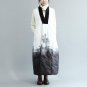 New Pattern Fashion Casual Style Printing Sleeveless V-neck Keep Warm Down Coat Women M38700