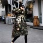 Winter Jacket Women Coats  Fake Raccoon Fur Collar Female Parka Army Green Thick Cotton Padded Linin