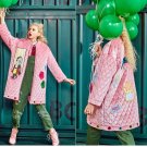 Winter Velvet Embroidery Zipper Women Padded Coats Straight Plus Size Appliques Fashion Plaid Womens