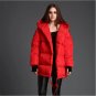 Oversized Coats Women\'s Down Jacket Thicken Down Coat Hooded Winter Jacket Women White Duck Down Ja