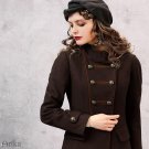 Wool Coat Women\'s Winter Jackets 2017 Double Breasted Ladies Overcoat Autumn Women\'s Jacket Knight