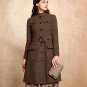 Autumn Women Jackets 2017 Winter Wool Coat With Belt Female Elegant Outerwear A-Line Ladies Overcoat