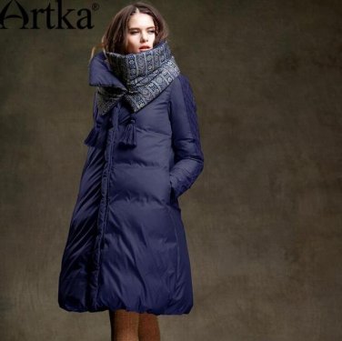 Winter Jacket Women 90% Duck Down Coat 2017 Warm Parka Female Long Down Jacket Quilted Coat With Rem