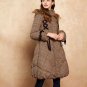 Women\'s Long Down Parka Coat With Fur Trim Hood Winter Warm Puffer 90% Duck Down Jacket With Fur Co