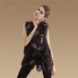 New Autumn and Winter Explosion Models Large Size Women Silver Fox Real Fur Vest Coat Fur Female Col