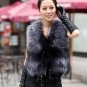 Lady Faux Fox Fur Vest Winter Warm Short Coat 2015 New Outwear Jacket Waistcoat Tops Colete De Pele 