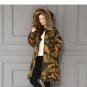 Down Coat  New Women Winter Jacket Raccoon Fur Hooded Duck Long Printed Jackets and Coats Female Thi