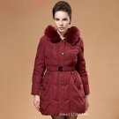 Parkas winter coat women 2017 plus size parka jacket thick warm slim duck down coat with fur hood wo