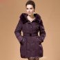 Parkas winter coat women 2017 plus size parka jacket thick warm slim duck down coat with fur hood wo