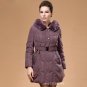 Parkas winter coat women 2017 plus size parka jacket thick warm slim duck down coat with fur hood wo
