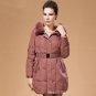 Parkas winter coat women 2017 plus size parka jacket thick warm slim duck down coat with fur hood wo