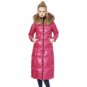 Nature Raccoon Fur Collar Hooded Down Coat 2017 New Women Winter Jacket Plus Size Slim Long Fashion