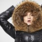 Nature Raccoon Fur Collar Hooded Down Coat 2017 New Women Winter Jacket Plus Size Slim Long Fashion