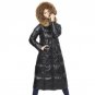 Nature Raccoon Fur Collar Hooded Down Coat 2017 New Women Winter Jacket Plus Size Slim Long Fashion